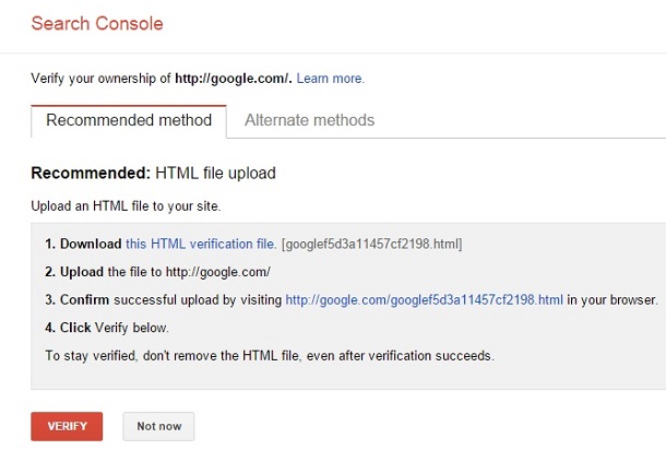 افزودن سایت به گوگل وبمستر تولز