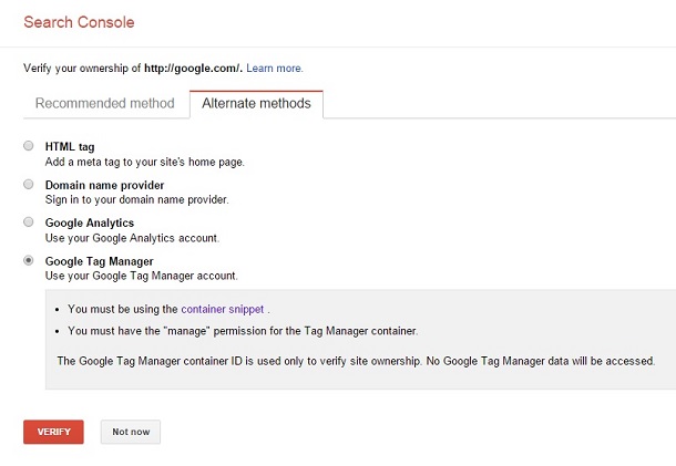 افزودن سایت به گوگل وبمستر تولز