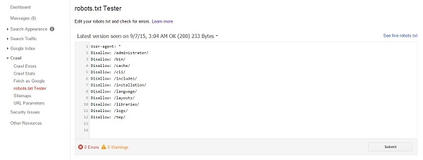 آموزش ساخت فایل robots.txt و کار با گوگل وبمستر تولز
