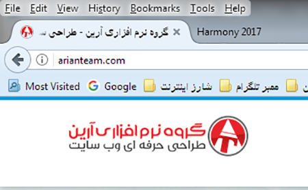 7 نکته طلایی در سئو عنوان صفحه نمایش عنوان صفحه در مرورگر فایرفاکس