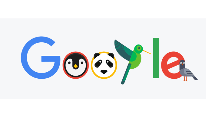 باغ وحش گوگل الگوریتم های مهم گوگل